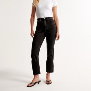 Abercrombie The Ankle Straight Ultra High Rise